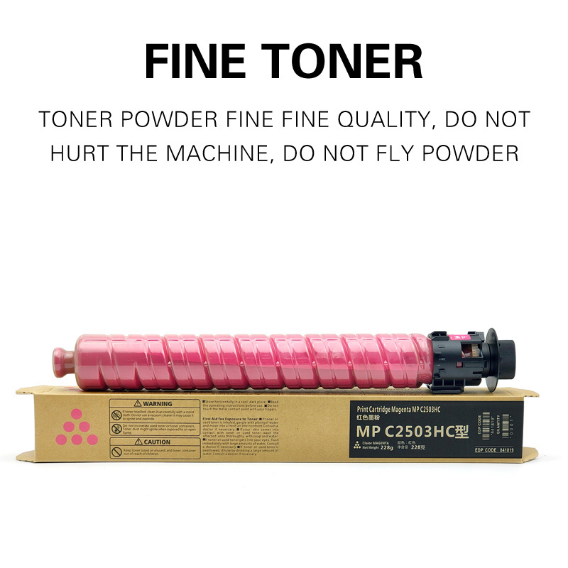 zhuhai Ricoh MP C 2011 2003 2503 2004 2504 IMC 2000 2500 MC 2001 High Yield Toner Cartridges Bulk Toner powder ceramic Toner