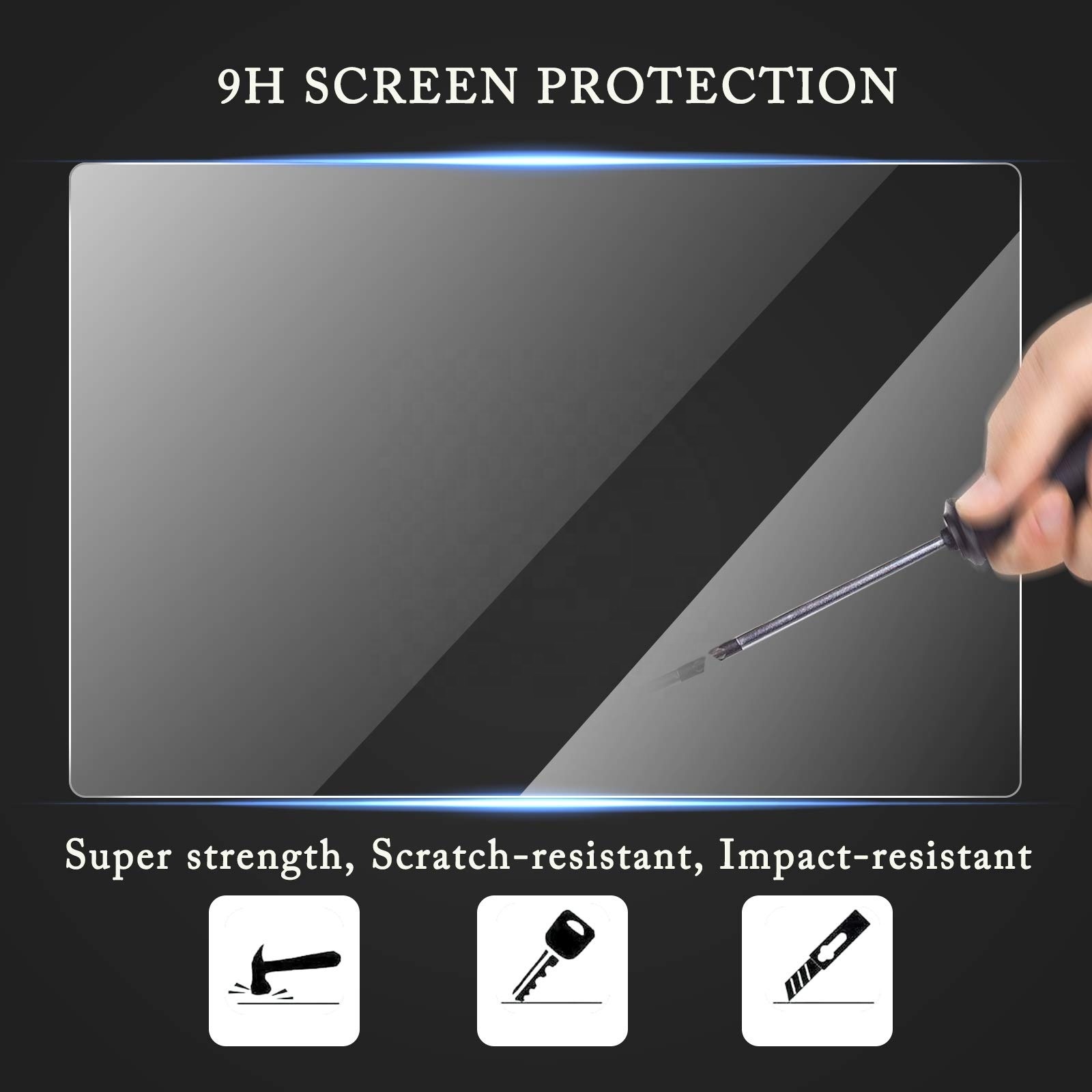 Premium Hd Transparent Central Frame Tempered Glass S Center / 9H Car Matte Tesla Model X S 3 Y Screen Protector