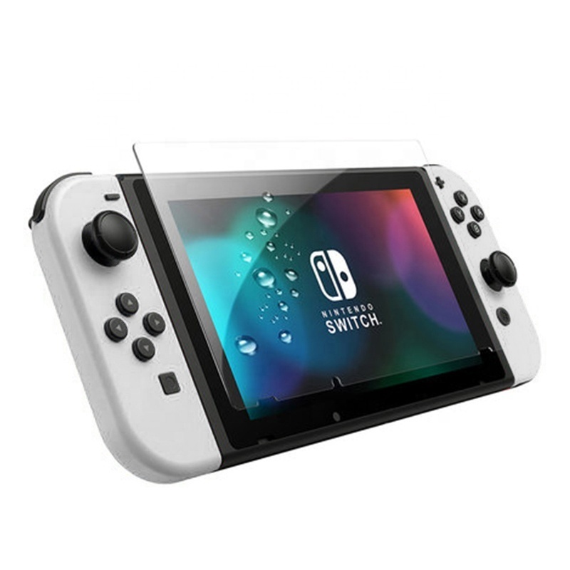 LKG wholesale high quality anti-shock tempered glass For Nintendo Switch OLED screen protector