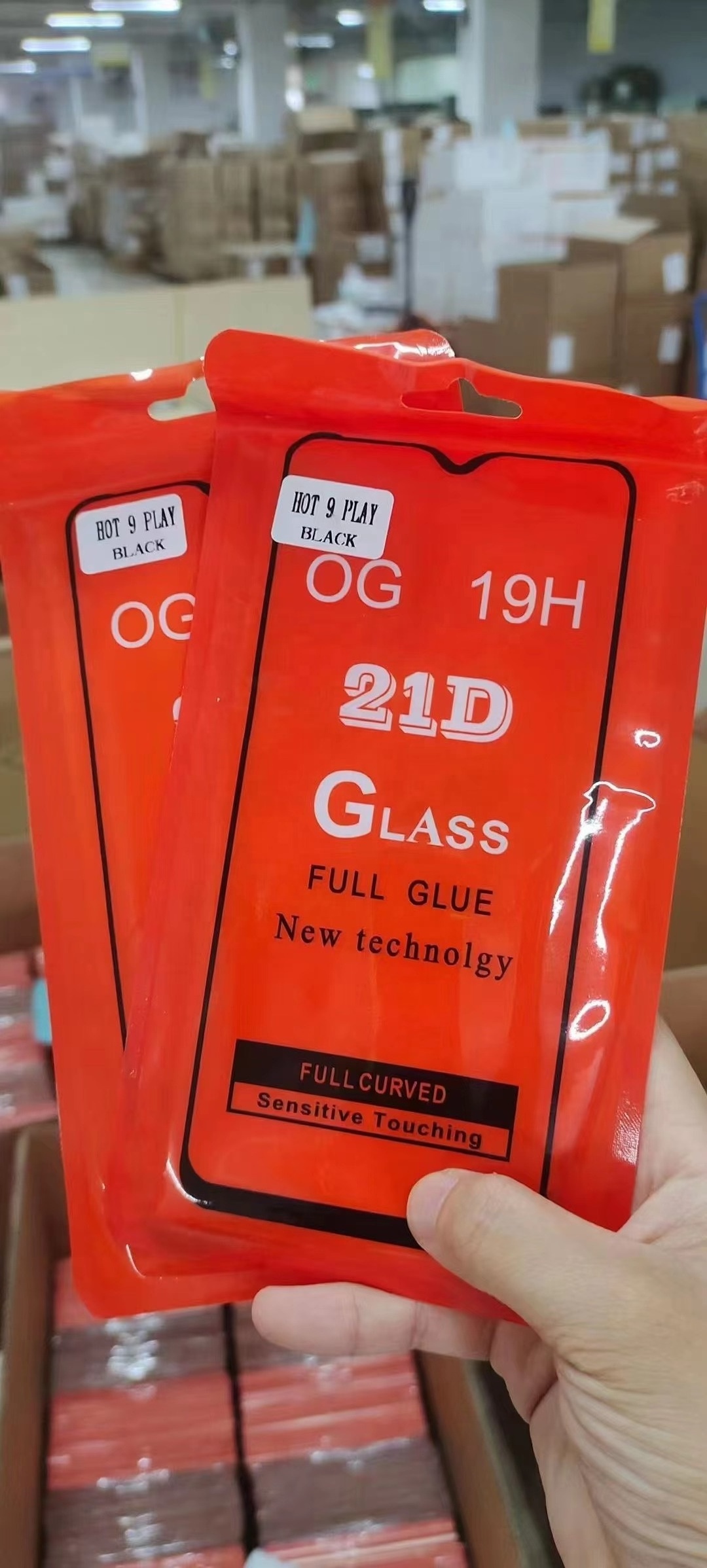 Hot Selling Mobile Phone Full Glue 9H HD 21D Tempered Glass Screen Protector For iPhone 6 7 8 Plus X XS XR 11 12 13 mini Pro Max