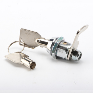 JK500 Tubular Cam Lock for pack out box, Keyed Alike Removable Key