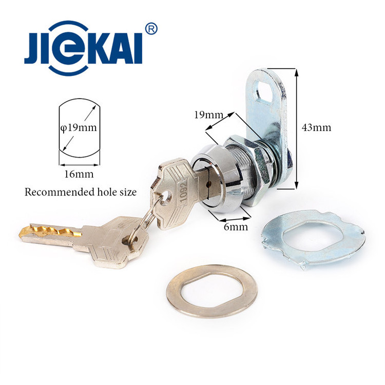 Manufacturer High Security JK508 Key Lock Alike Combi Mailbox Tubular Key Cylinder Cam Lock for Cabinet