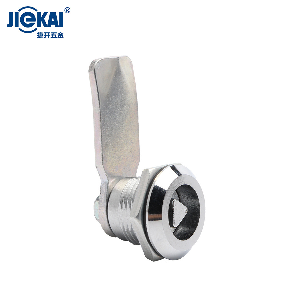 JK603 Bright Chrome Plated MS705-3 22mm Electric Cabinet Panel Box Door Cam Lock