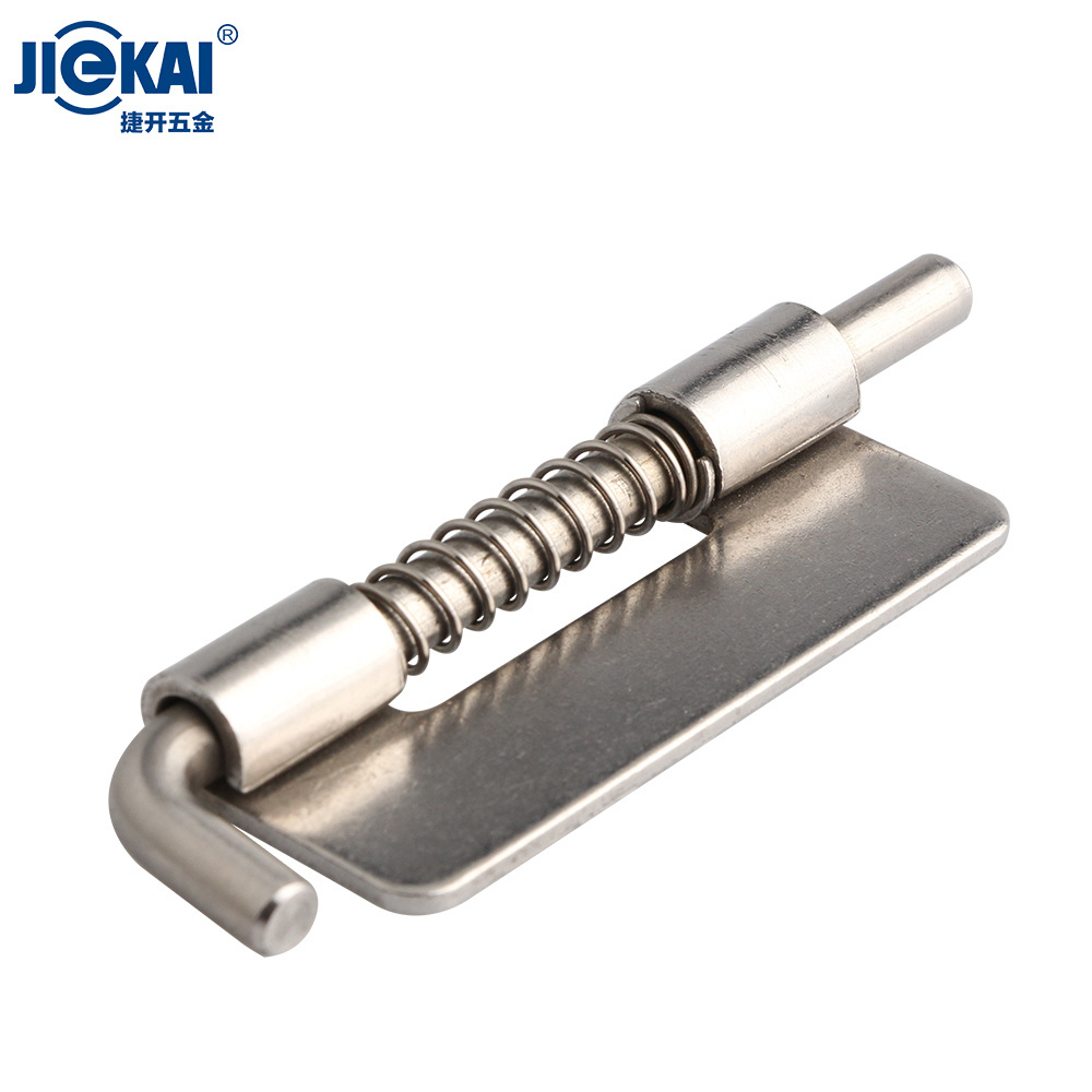 JL819 304 Stainless Steel Flat Pin Hinge Spring  Movable Latch Bolt Hinge for Cabinet Door