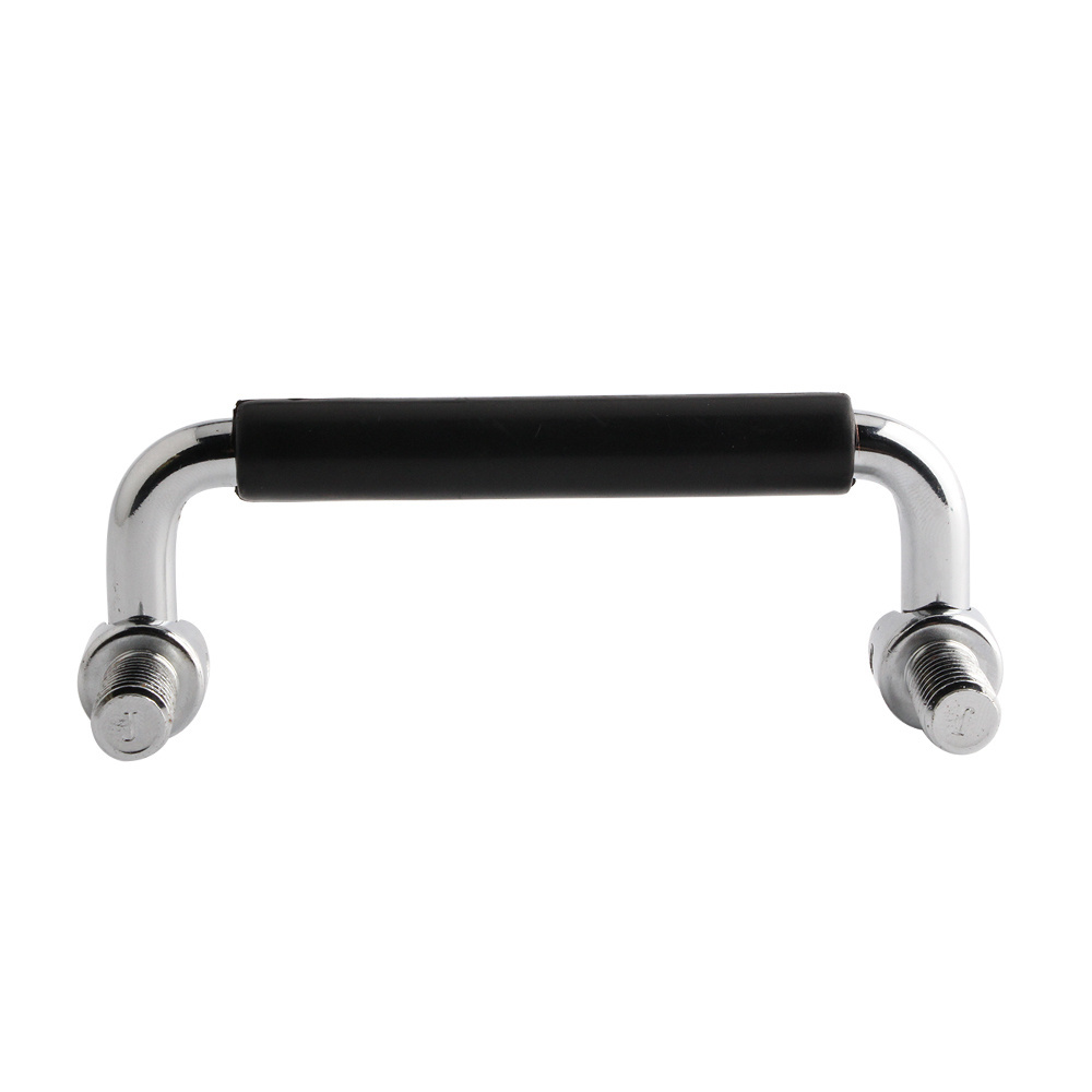 LS506 Stainless Steel Folding Handle U Shape Cabinet black folding handle For Industry Tool Box