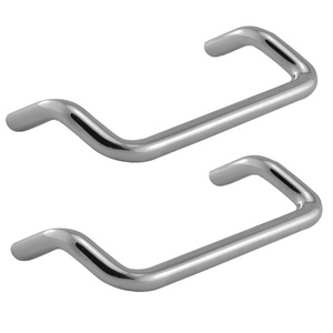 LS532 cabinet handle drawer pull 304 stainless steel cupboard U double bend handle For Industry Tool Box