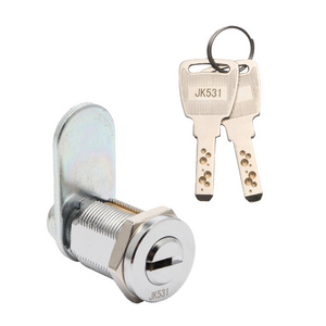 JK531 Replace RV Storage Locks Super Durable Zinc Alloy Cabinet Locker Flat Key Cam Lock