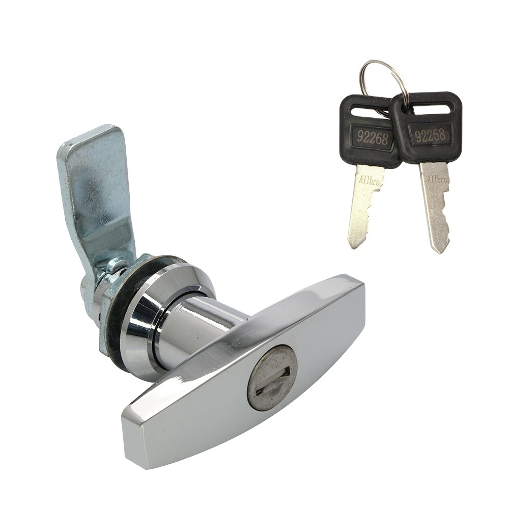 BS334 T-handle Locking Steel Overhead Doorhardware T Shape Handle Garage Door t handle quick release ball lock pin