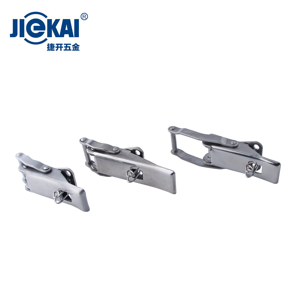 DK903 Customized Metal Stamping Stainless Steel Toggle Clip Buckles Latch Small Box Latches Lock