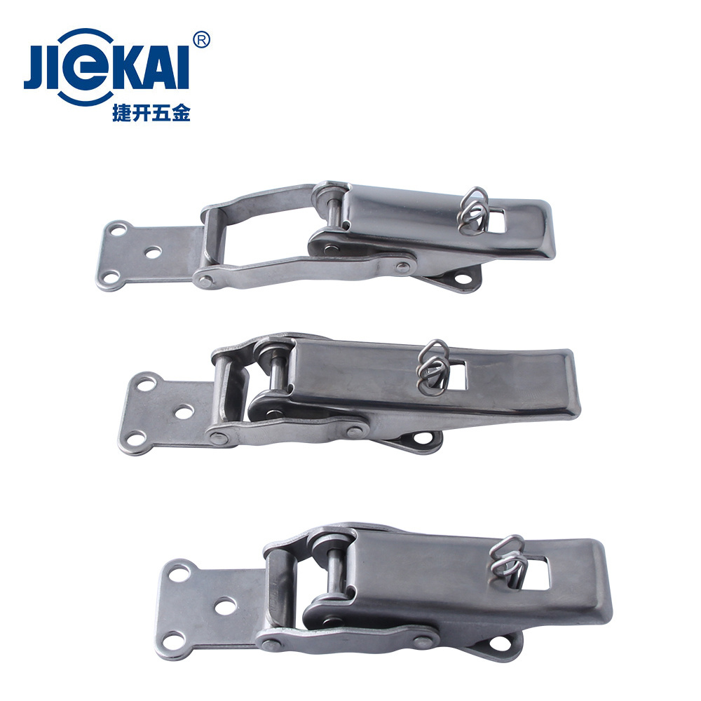 DK903 Customized Metal Stamping Stainless Steel Toggle Clip Buckles Latch Small Box Latches Lock