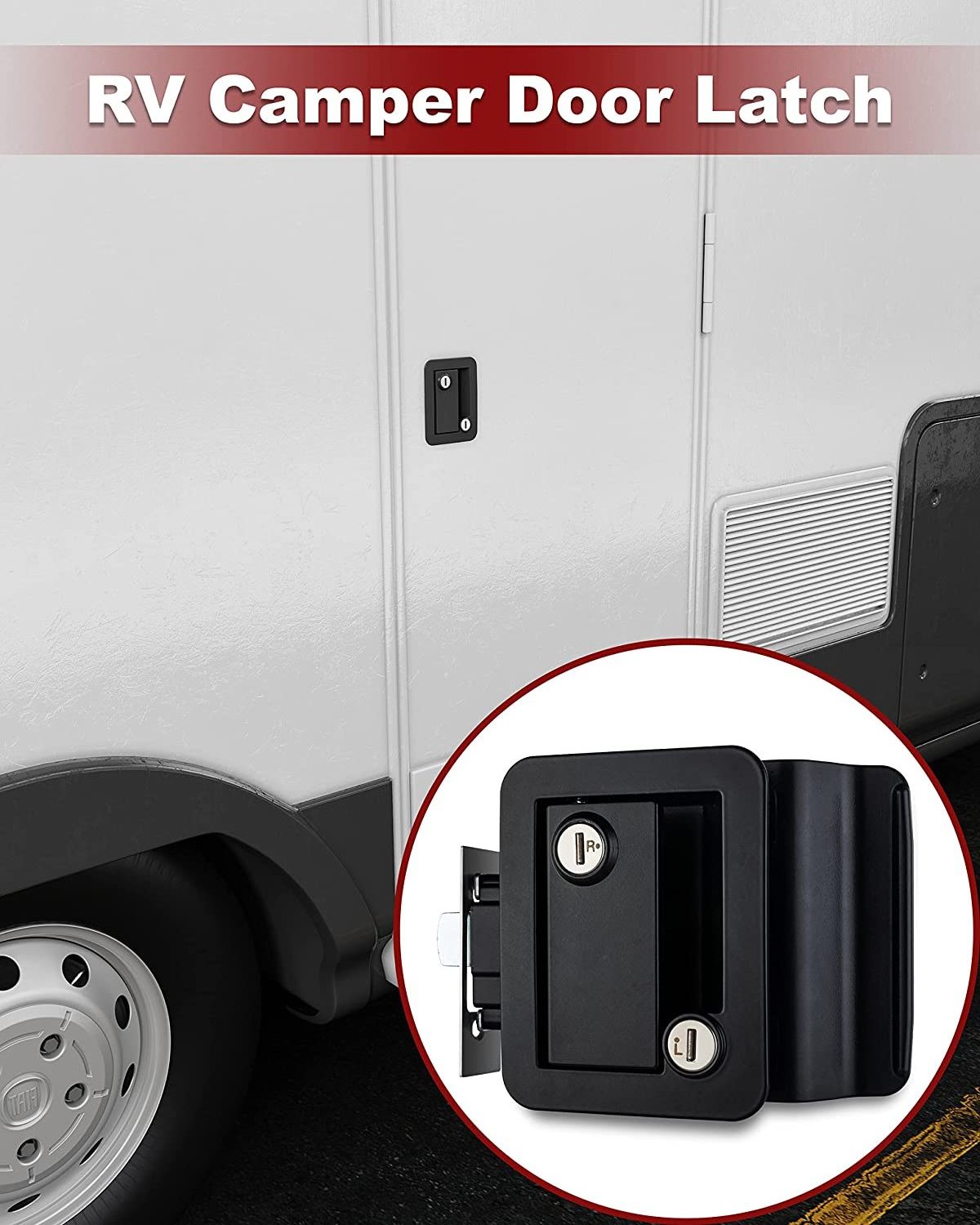 Durable MB418 Zinc Alloy Rv Lock Keyless Entry Camper Entry Door Lock For Travel Trailer