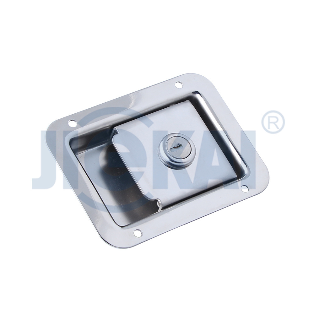 Jiekai MB410 Economy 304 Stainless Steel Flush Mount Truck Toolbox Door Locks Paddle Latch Lock