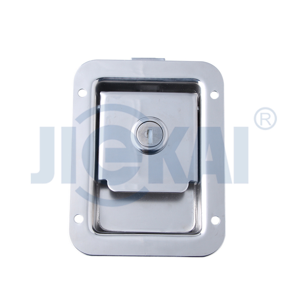 Jiekai MB410 Economy 304 Stainless Steel Flush Mount Truck Toolbox Door Locks Paddle Latch Lock