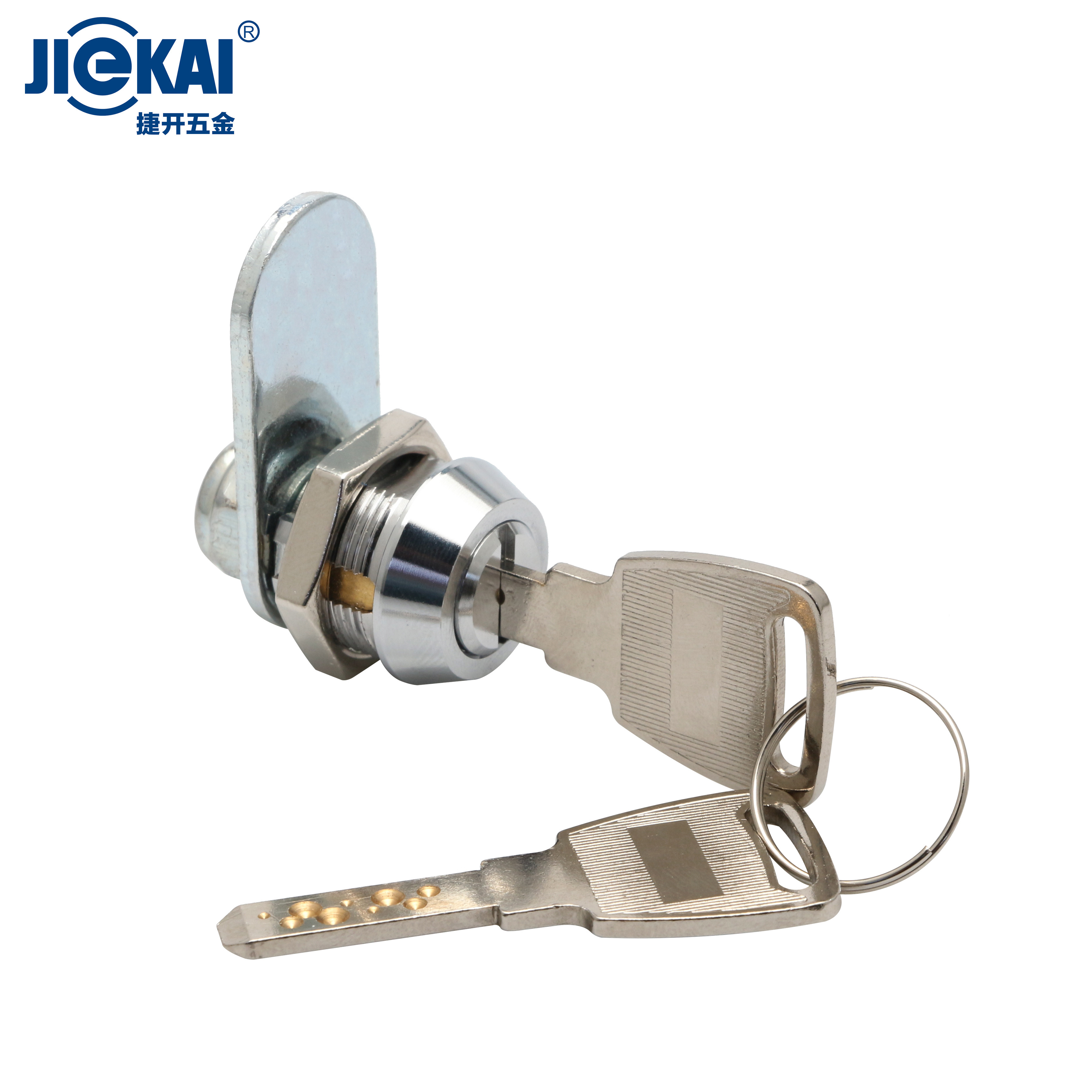 Manufacturer Supply JK533 Drawer Coin Lock Cylinders Brass Mortise Tubular Cam Lock Latch