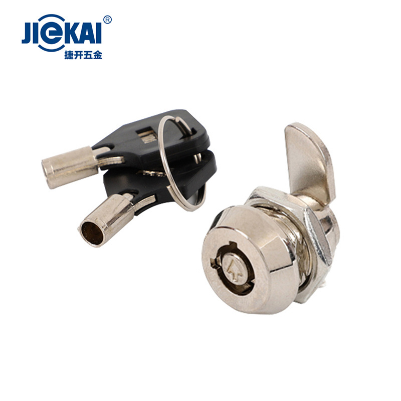 JK312 Low Price High Security Zinc Alloy Turn Cam Lock Cylinder Industrial Cabinet Locks Tubular Key Vending Machine Locks