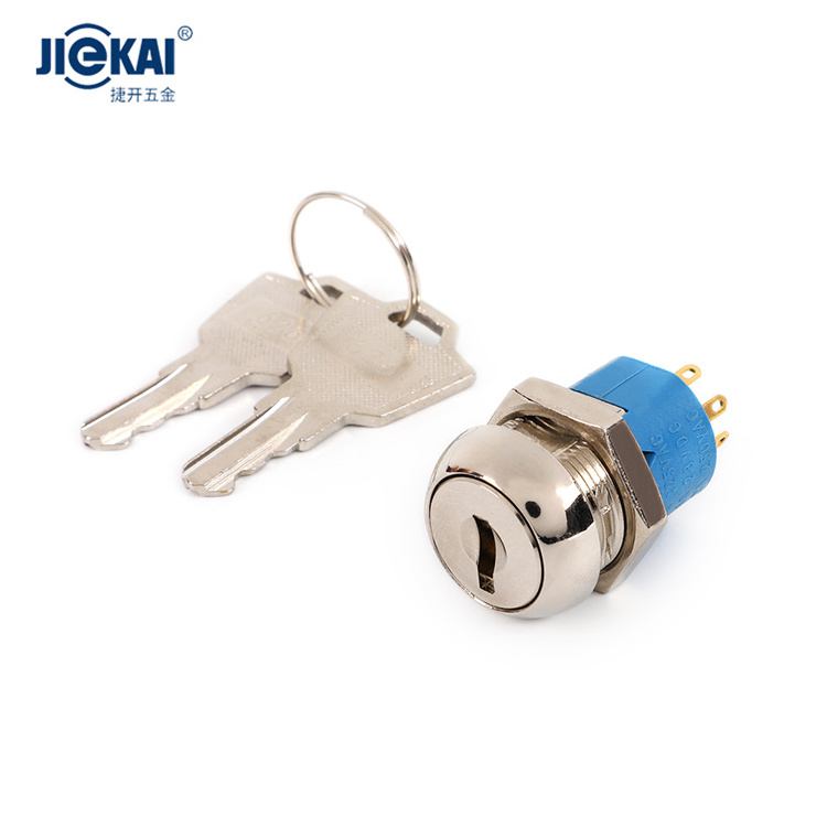 JK216 function rotary switch lock with key 5 position operated lock switch elevator key switches