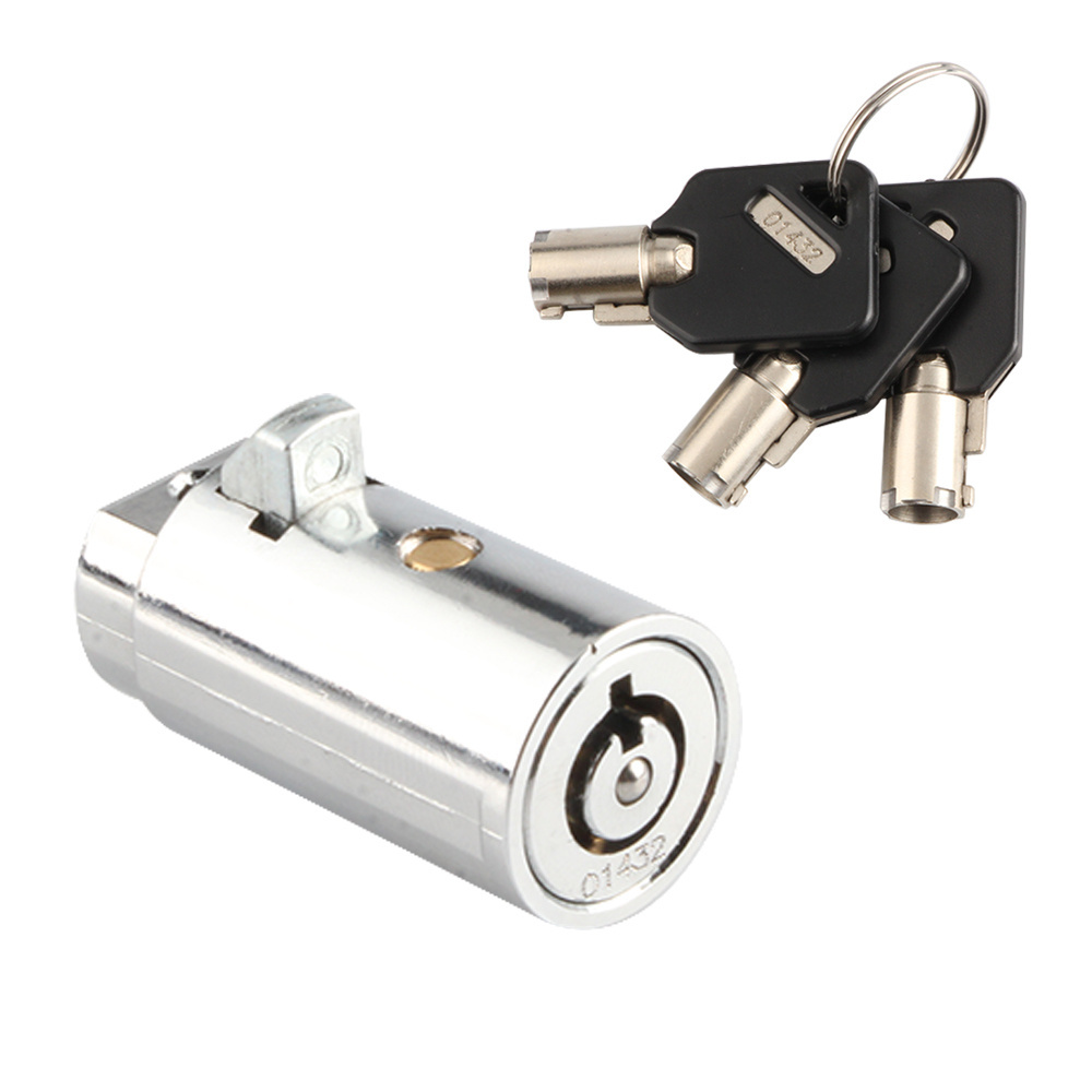 High Security JK520 Tubular Round Key Small Spring Barrel Locks for Hot Food Pizzas Lock Vending Machine