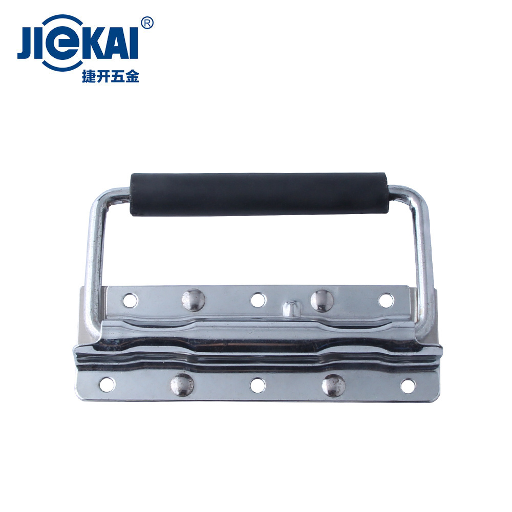 LS631 with zinc lifting  plated mechanical equipment toolbox handles metal folding chest handle for wooden box