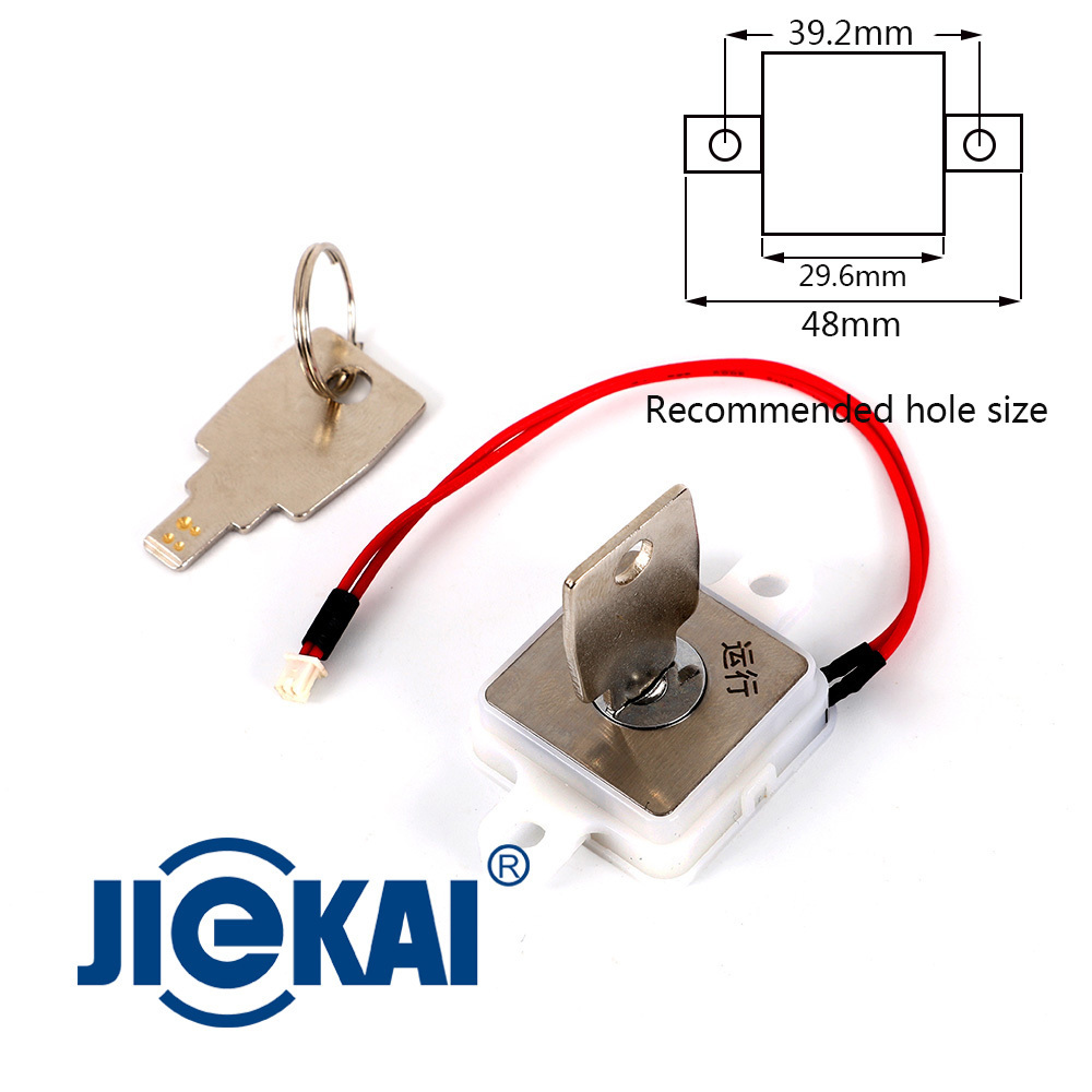 909-5 Square Stainless Steel Machine Control Panel Lock With Kaba Key For Elevator Gate