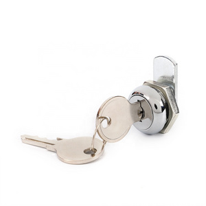 JK502 Quarter Turn Key Cylinder Lock Combination Cam Lock with Flat Key for Safe Box