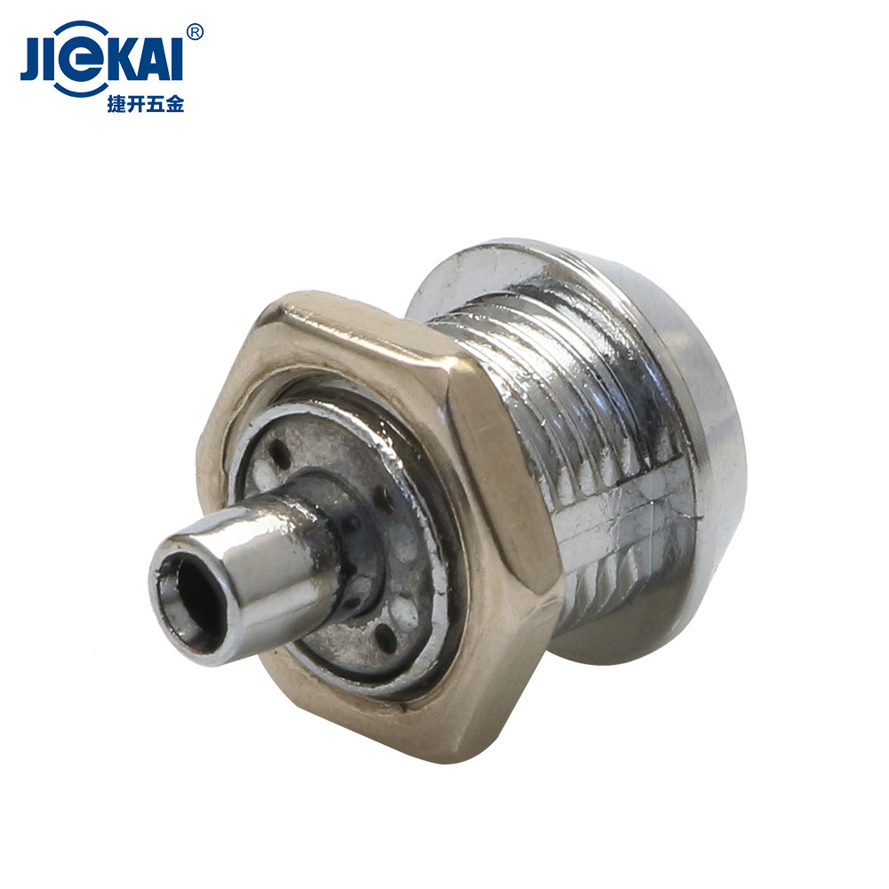 JK311 Showcase Door Tubular Key 10mm Mini Plunger Miniature Tubular Push Locks for Wooden Cabinets