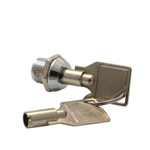 JK311 Showcase Door Tubular Key 10mm Mini Plunger Miniature Tubular Push Locks for Wooden Cabinets