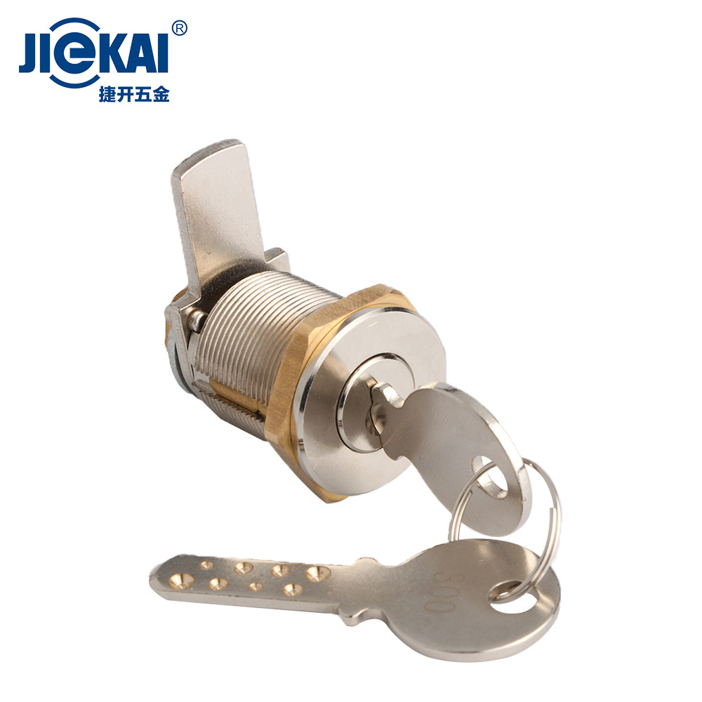 JK628 High Security Hidden Furniture Cabinet Cam Lock Door Lock Mini Stainless Steel Tubular Cam Lock with Key