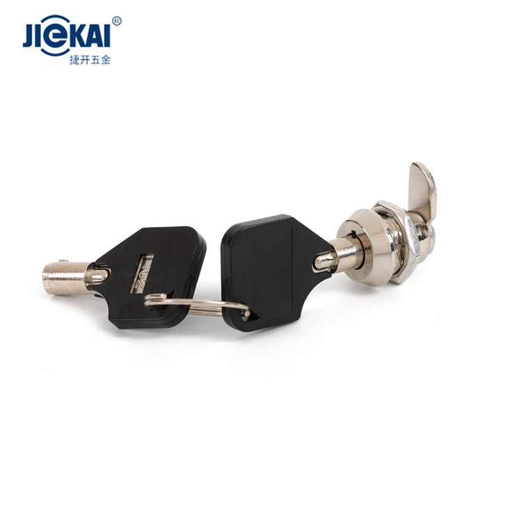 High quality JK312 mini 10mm small miniature tubular key pin cam lock fittings carry key