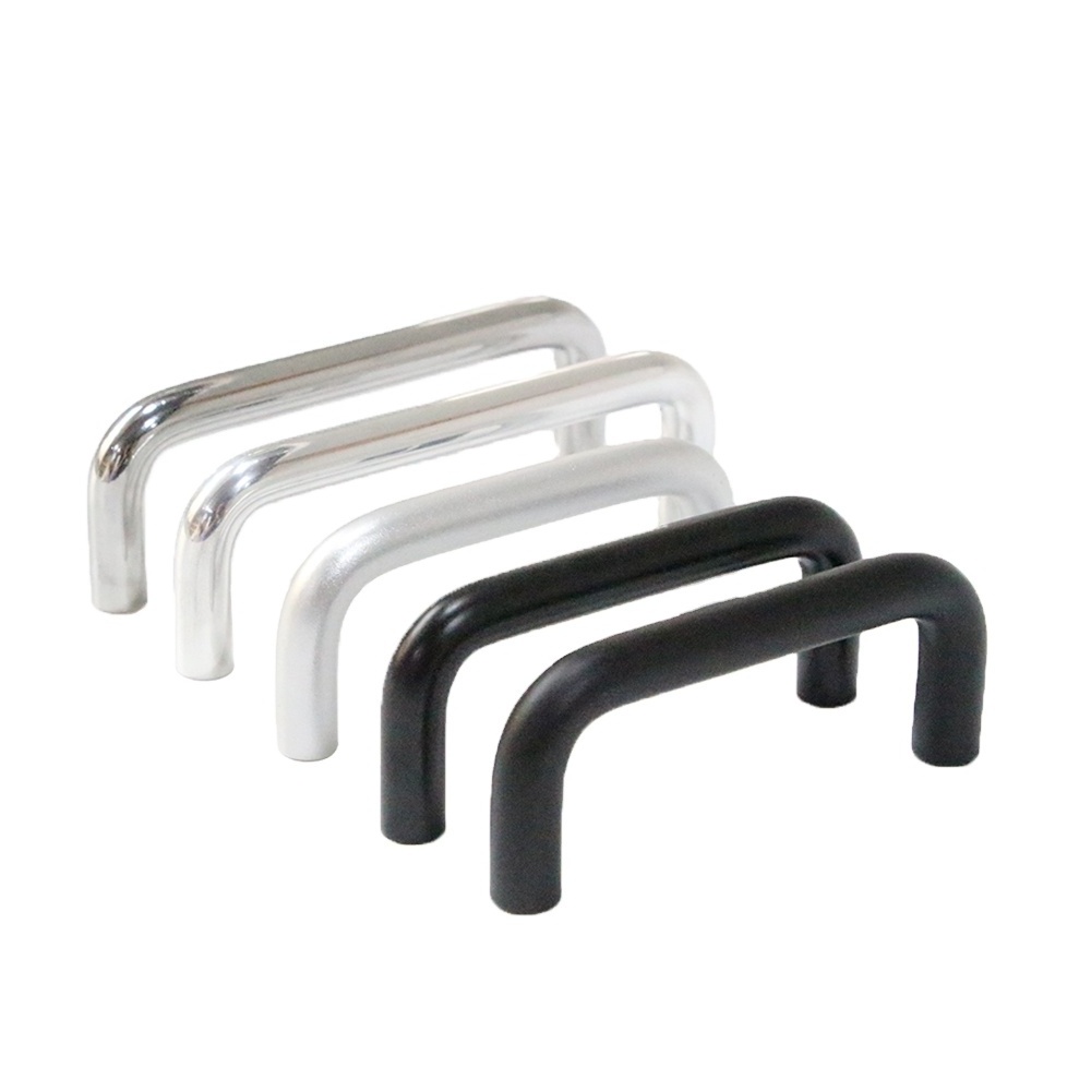 LS511 Aluminum Black Cabinet Pull Handles for Cabinet