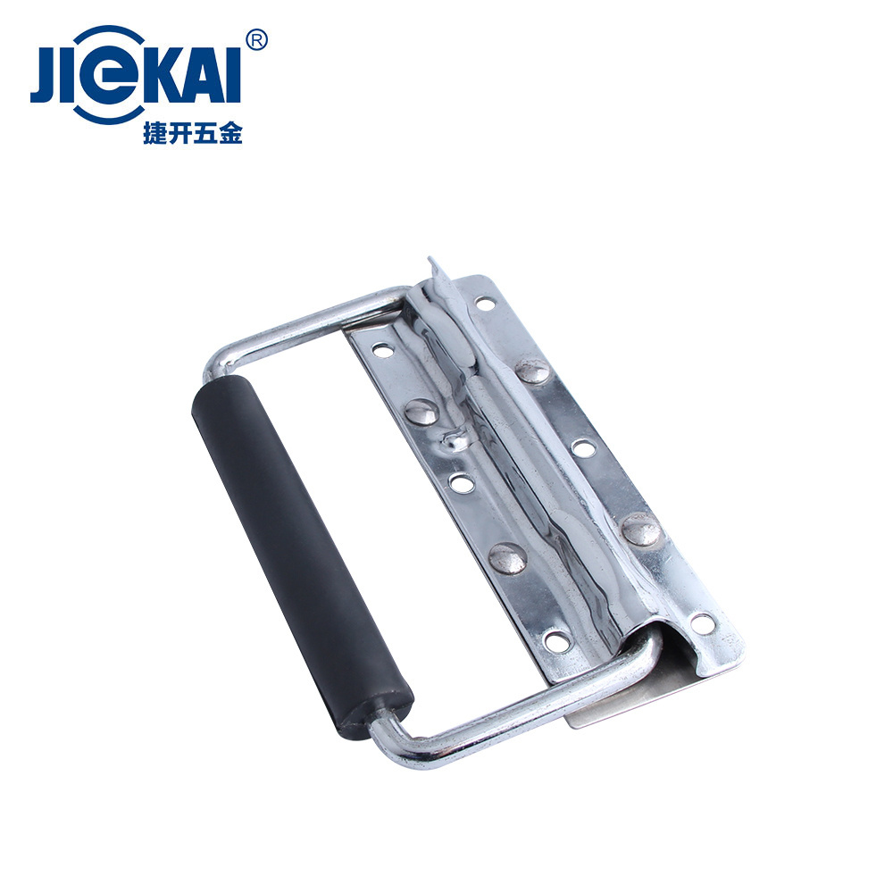 LS631 with zinc lifting  plated mechanical equipment toolbox handles metal folding chest handle for wooden box