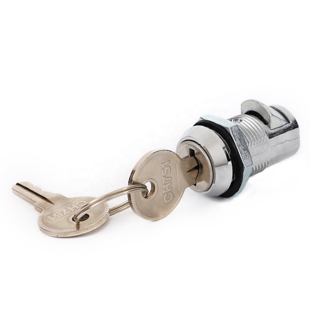 High Security JK522 ATM Spare Parts NCR 6625 CH751 Key Tubular Cylinder Slam Lock