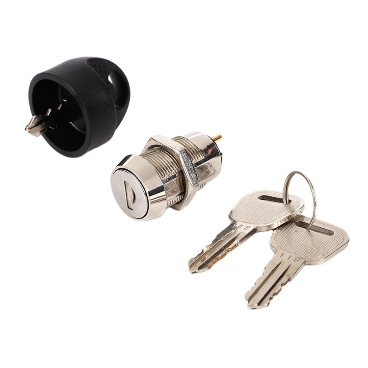 JK205 die-casting zinc alloy 125 118 key electronic scooter key switch lock manufacturer for China