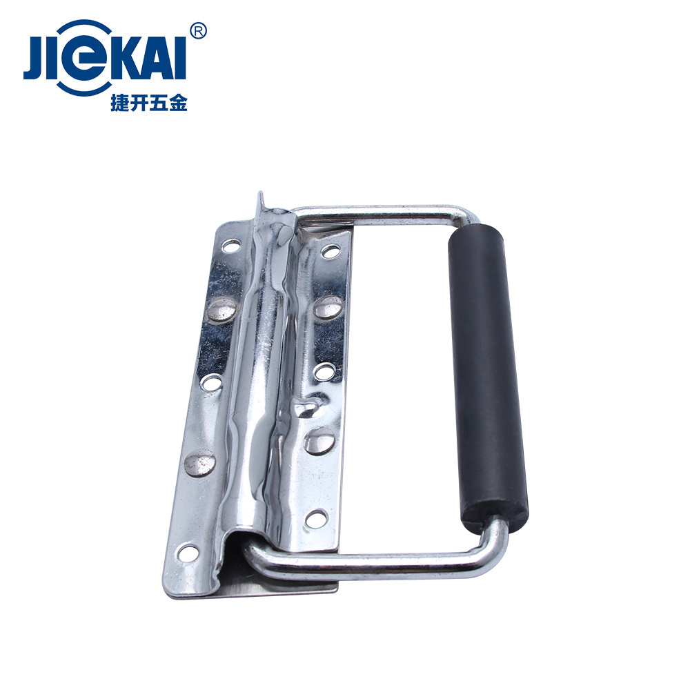 LS631 with zinc lifting  plated mechanical equipment toolbox handles metal folding chest handle for wooden box