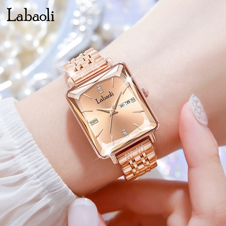 LONGBO Digital Wrist Watch Women Watches Gold Luxury Brand Latest Ladies Ladies Glass Waterproof New Design Fashion Girls Watch