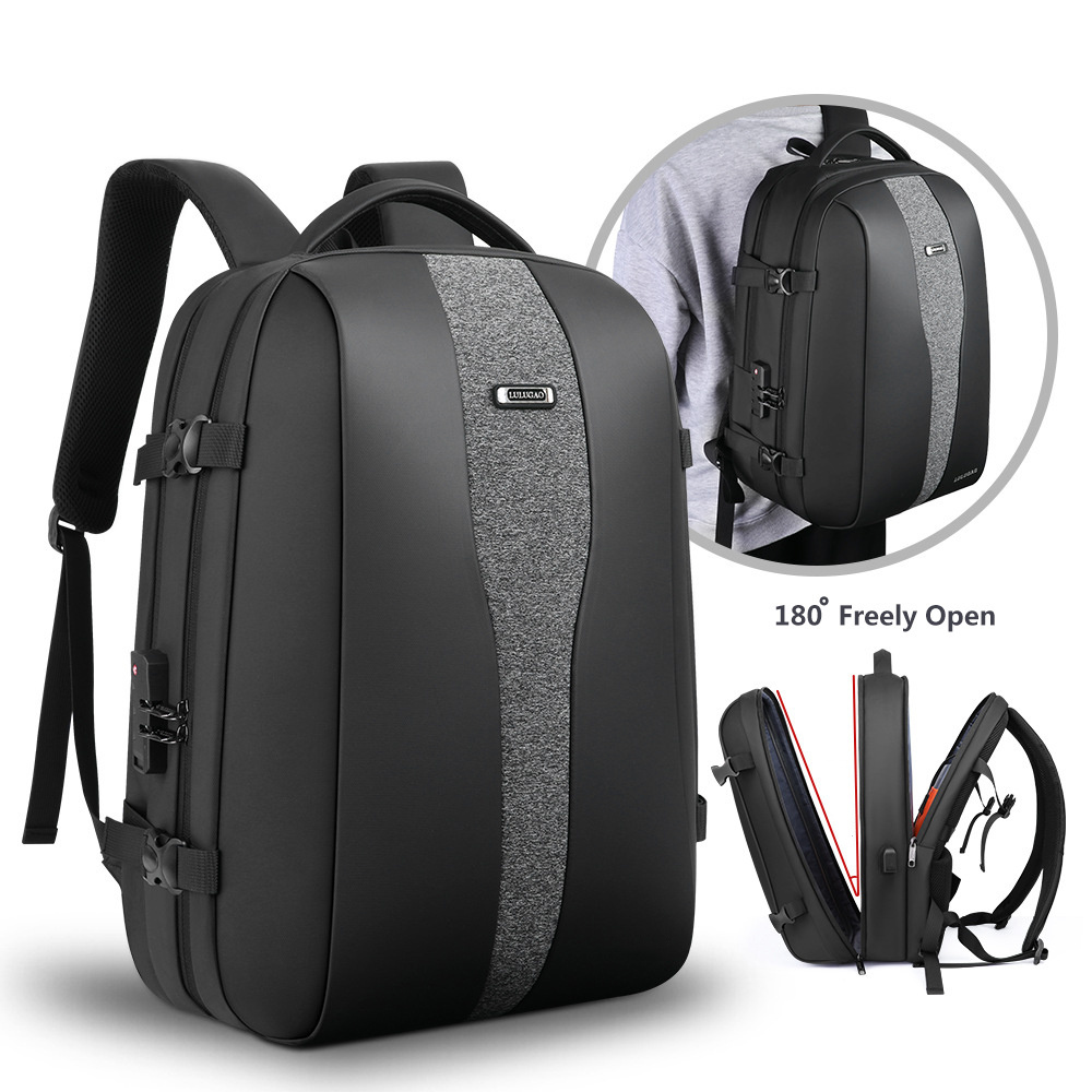 High Quality Computer USB Charging Backpacks Anti Theft TSA Lock Travelling Laptop Backpack for men Women