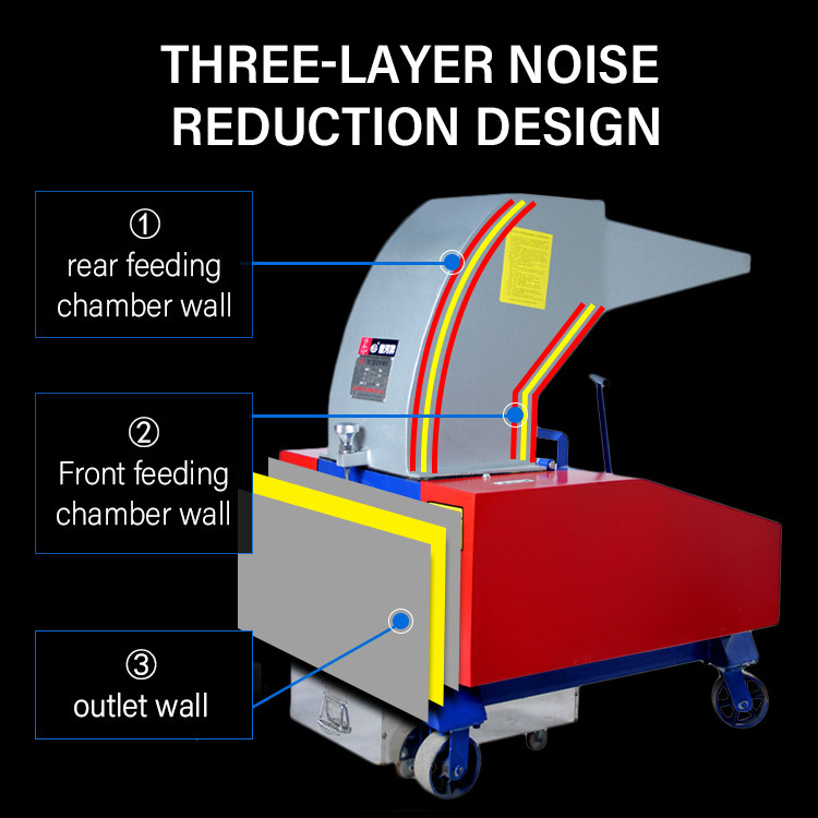 single shaft paper carton crushing machine/scrap foam shredder