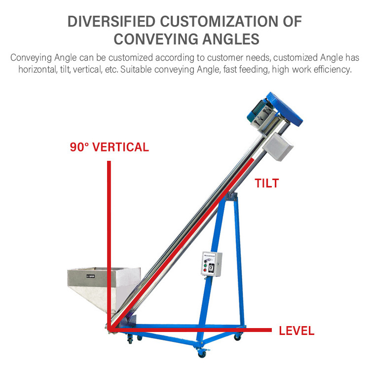 Flexible Auger Screw Feeding Machine/small grain augers