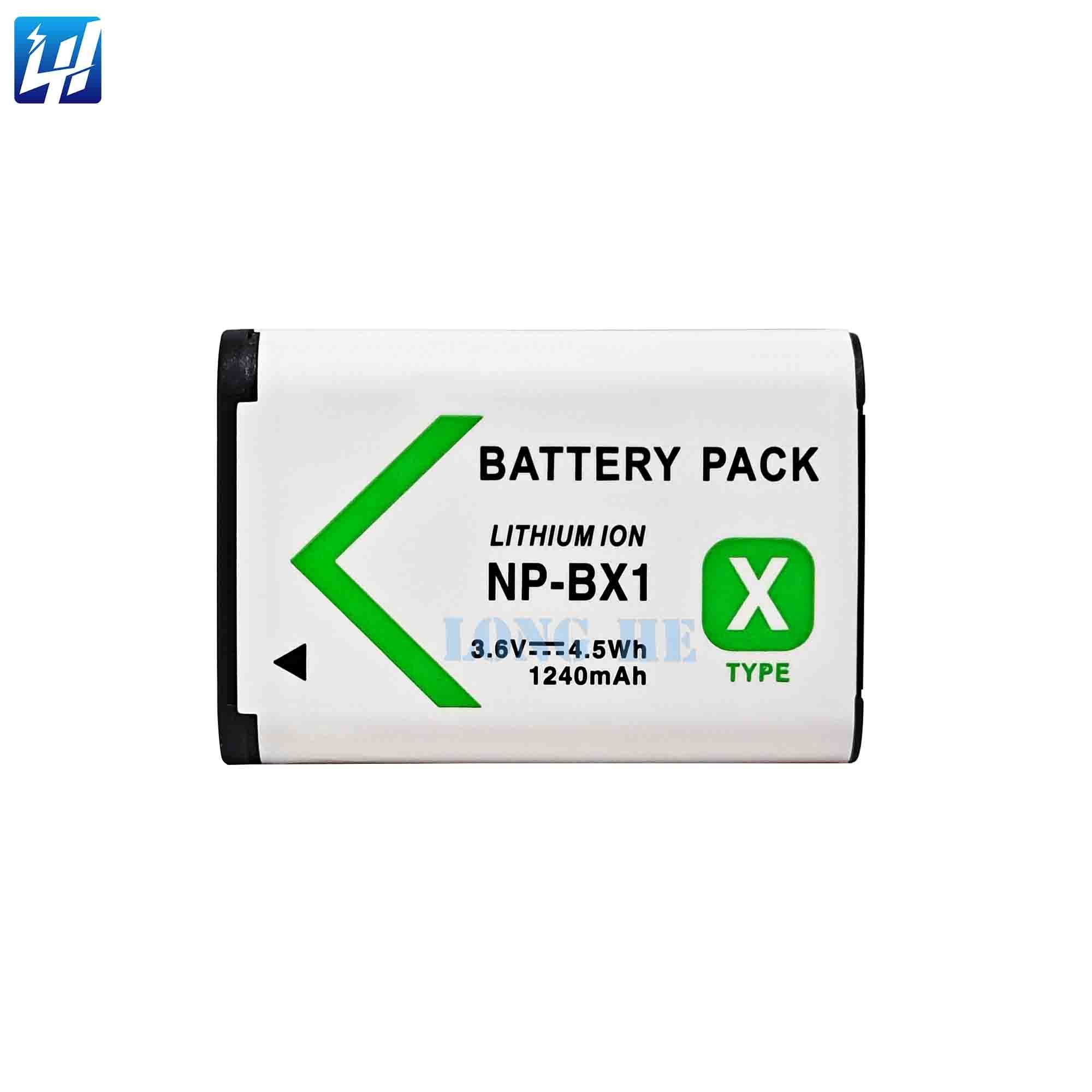 Camcorder Camera Battery NP-BX1 Rechargeable Lithium Battery Pack For Sony Sony DSC-RX100 DSC-WX500 DSC-HX400 ZV-1 Batteries