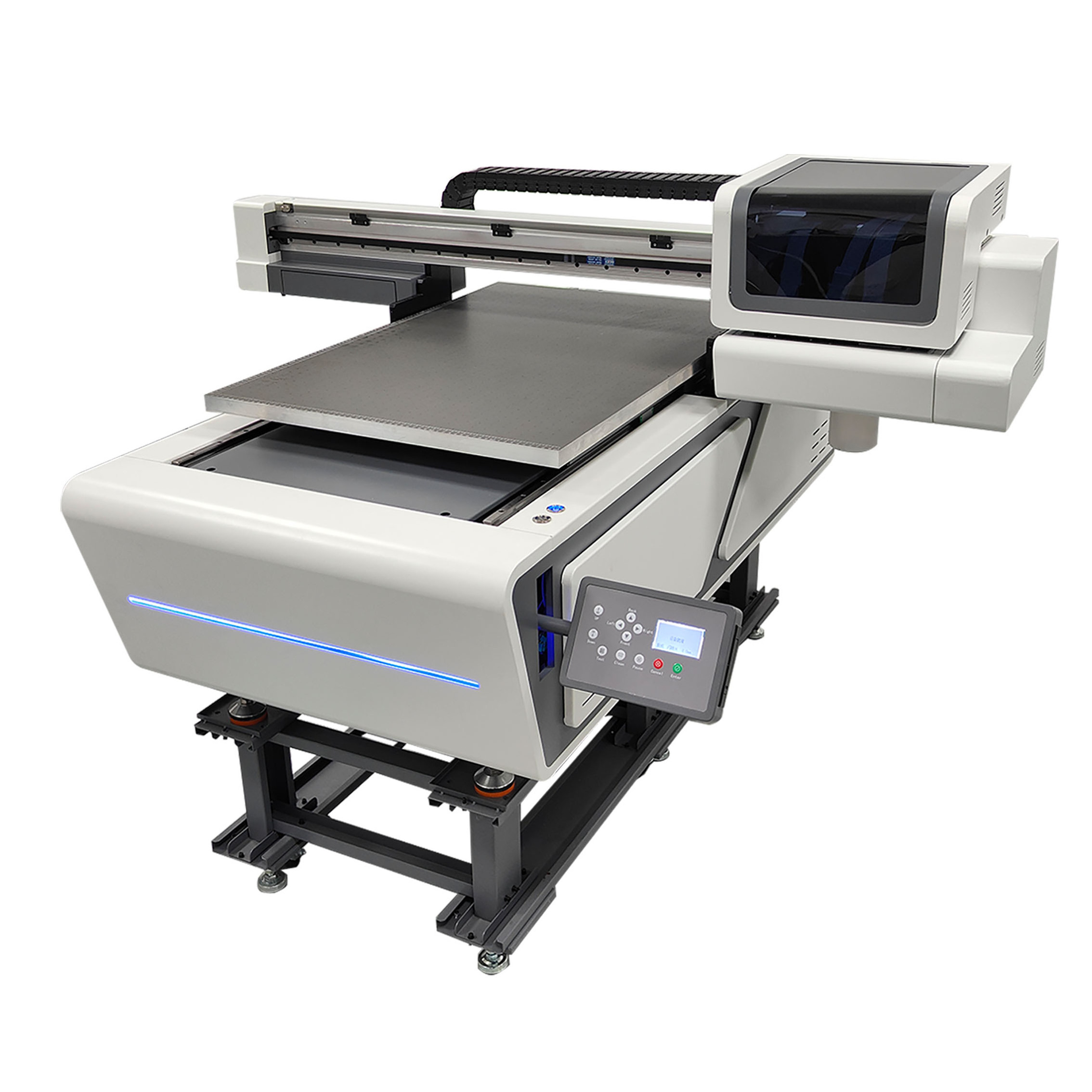 High Definition Output UV Flatbed Printer A1 6090 3D Waterproof Image Printing Machine with 3 XP600 Printhead