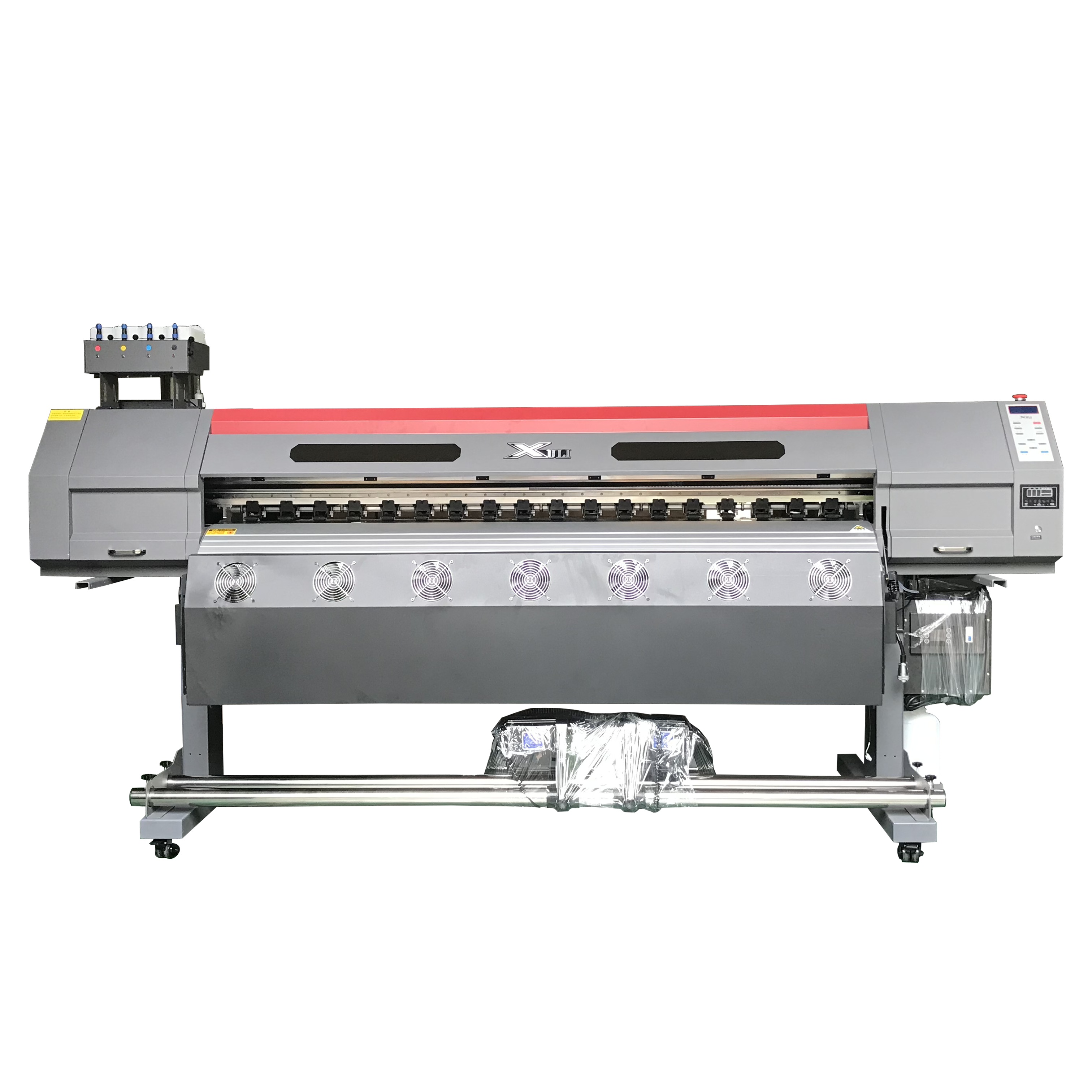 2pcs i3200 head Eco Solvent Printer 1.8m Vinyl Wrap Flex Banner Printer Sticker Tarpaulin Indoor Printing Machine