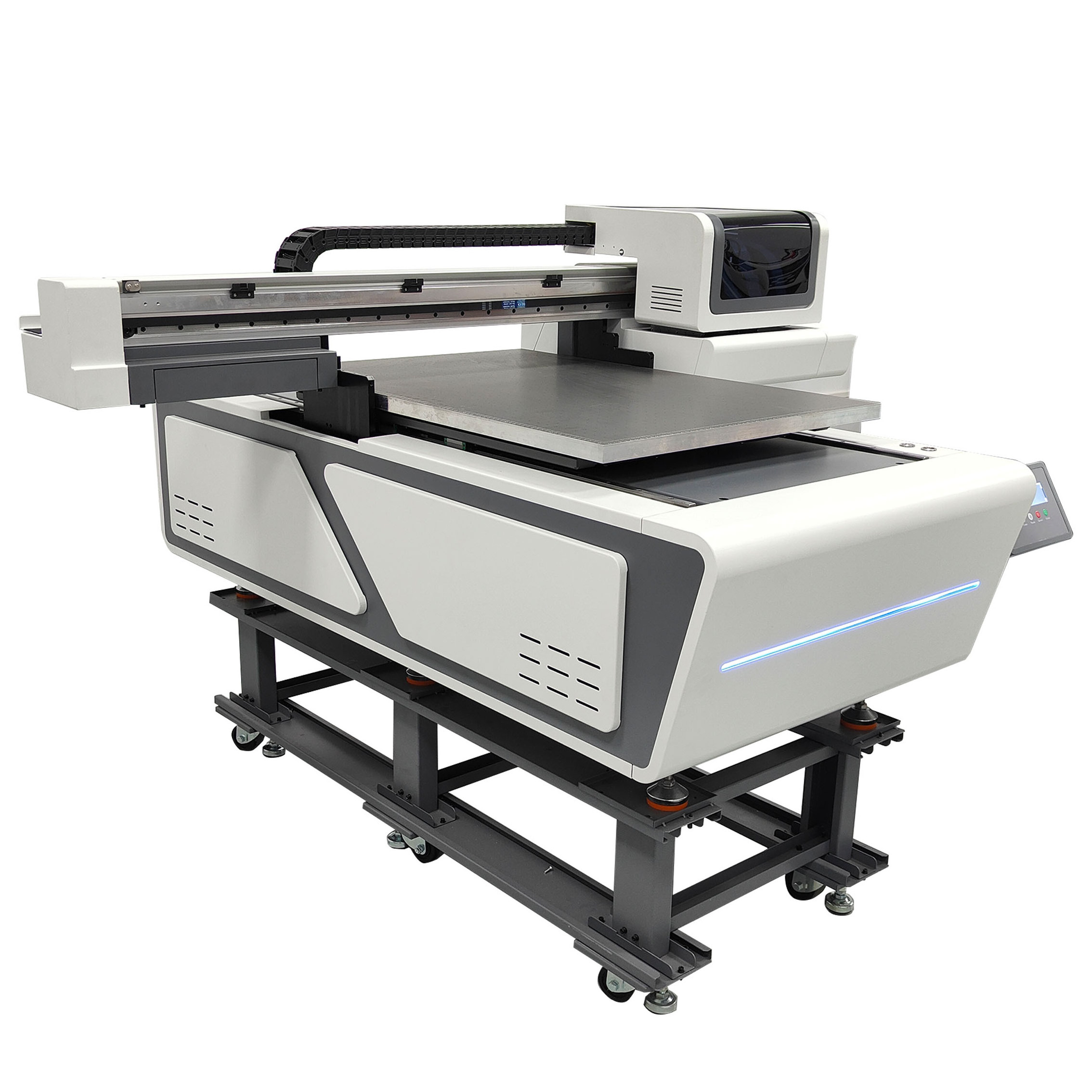 High Definition Output UV Flatbed Printer A1 6090 3D Waterproof Image Printing Machine with 3 XP600 Printhead