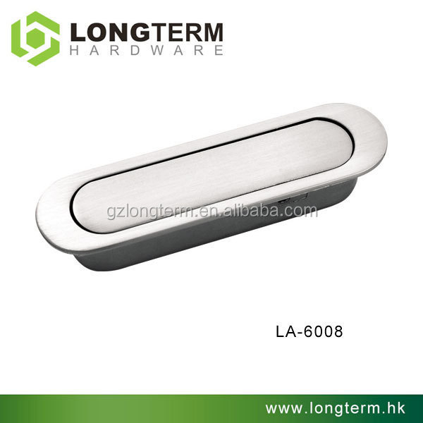 Kitchen Cabinet Hardware Furniture Recessed Handle Concealed Hidden Cabinet Door Handle Modern Zinc Brass Kitchen Handle