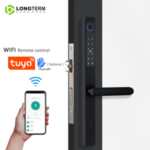 Tuya App Electric Fingerprint Digital Door Lock Cerraduras Inteligentes Con Wifi Keyless Smart Lock for Sliding Glass Door