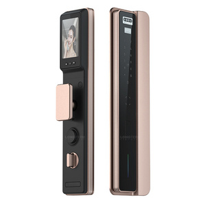 Fashion Design Serrure Intelligent Automatic Mobile App Face Recognition Smart Door Lock with Camera Electronic Tuya Wifi Door