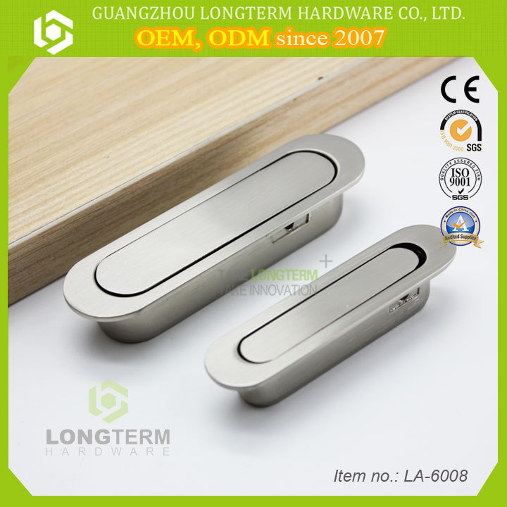 Kitchen Cabinet Hardware Furniture Recessed Handle Concealed Hidden Cabinet Door Handle Modern Zinc Brass Kitchen Handle