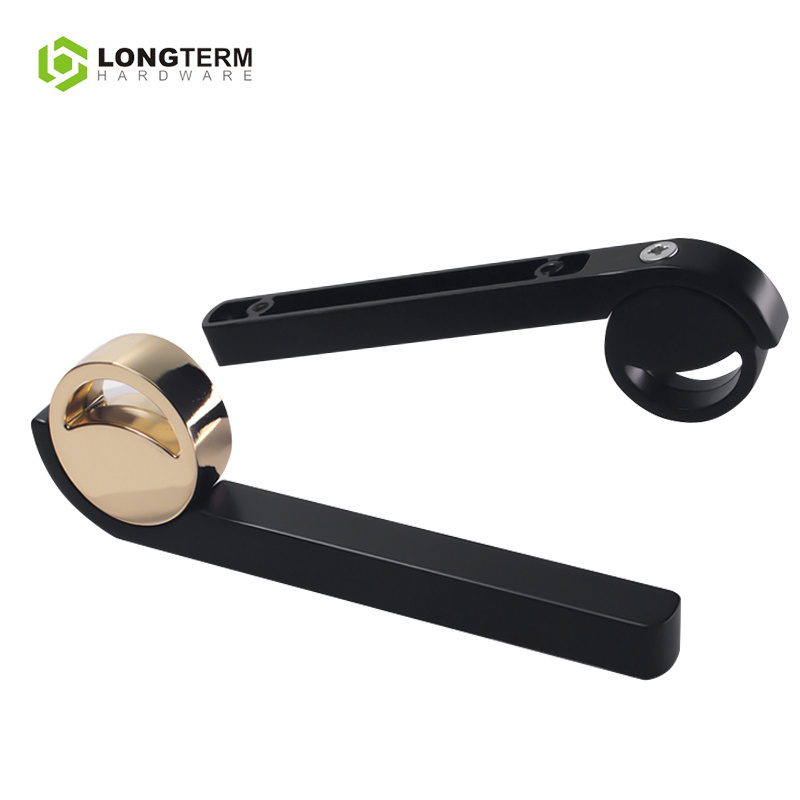 K Gold Black Drawer Cabinet Kitchen Bathroom Zinc Alloy Pull Handles and Knobs Wardrobe Closet Handles for Furniture