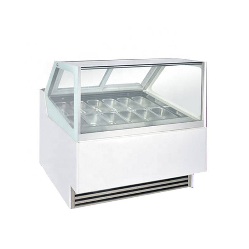 Turkey Ice Cream Batch Freezer Cake Display Freezer,Italy Outdoor Ice Cream Display Freezer