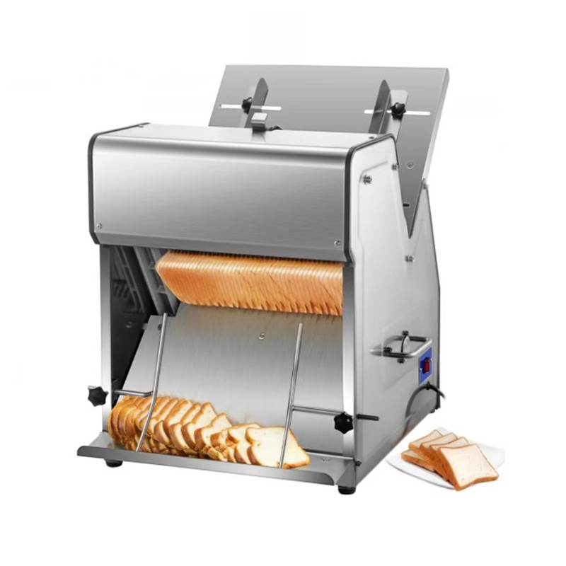 Industrial Bread Making Machines Stainless Steel Electric Automatic Toast Loaf Bread Slicer For Bakery