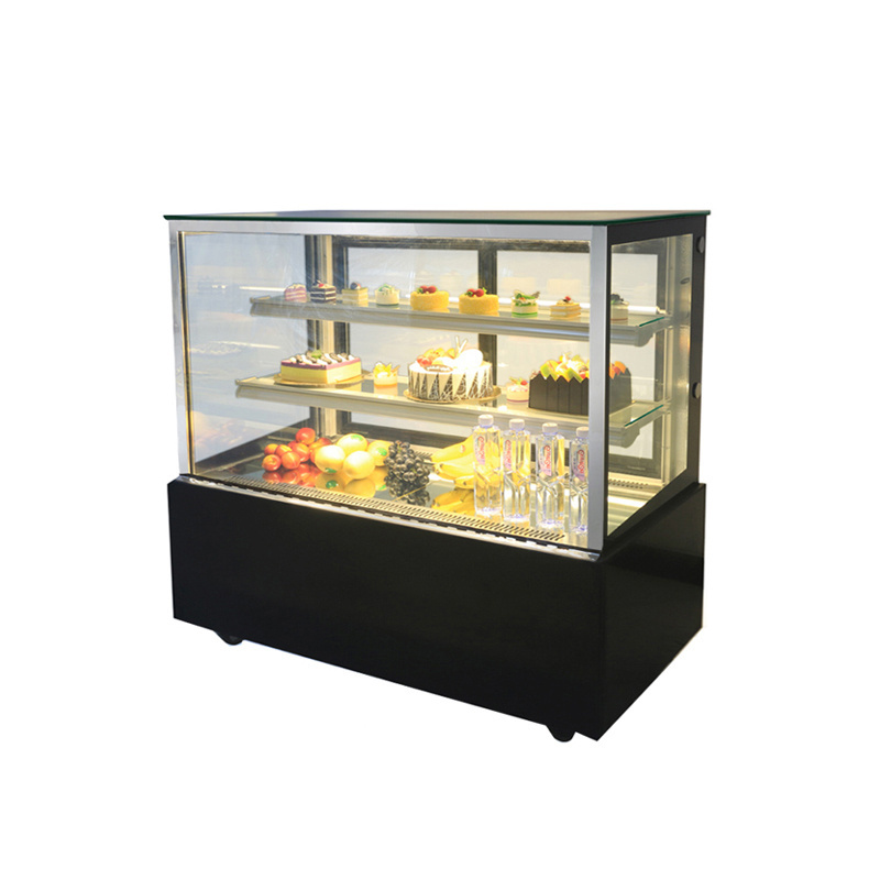 Supermarket Showcase Refrigerators Commercial Beverage Beer Vegetable Fruit Cake Food Flower Cheese Yogurt Cake Display Freezer