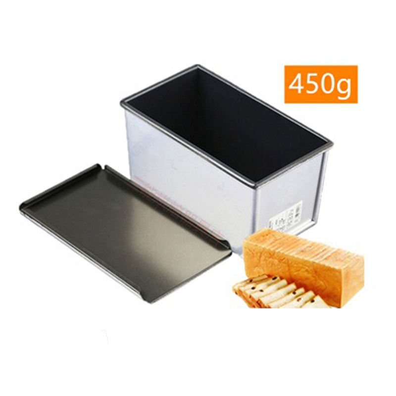 Bread Loaf Box /Nonstick 450g Bread Tins With Lid Nigeria Market Toast Baking Pan